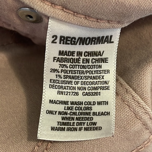 Aeropostale pink high waisted jeggings - size 2 regular - Picture 5 of 5